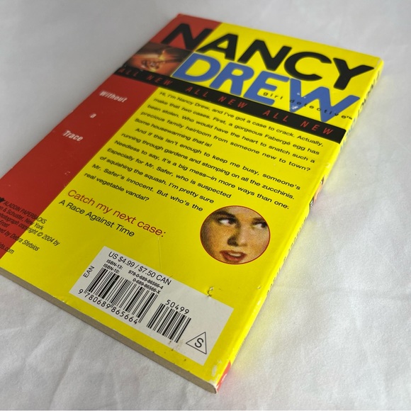 Without a Trace ~ Nancy Drew Girl Detective Series Book 1, By Carolyn Keene - Picture 9 of 11